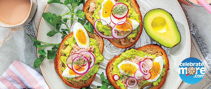 Tuna & Egg Avocado Toast